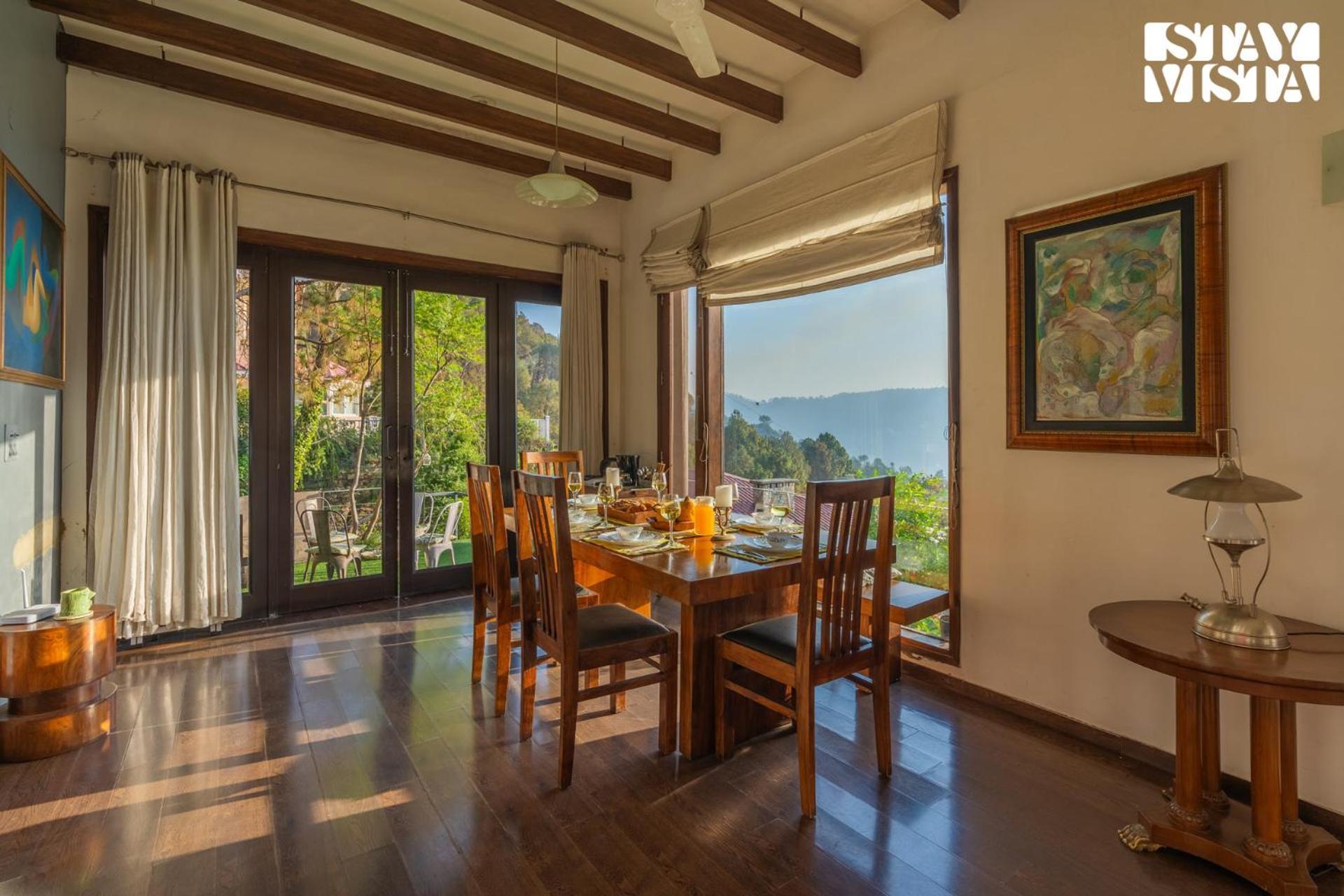 Stayvista At Hillcrest Villa With Valley View, Bonfire And Heater Kasauli Dış mekan fotoğraf